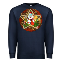 Navy Snowman Christmas Premium Sweatshirt - RanaPortraitStore