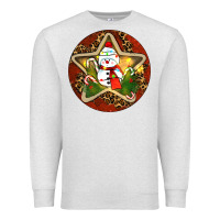 Oatmeal Heather Snowman Christmas Premium Sweatshirt - RanaPortraitStore