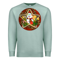 Seafoam Snowman Christmas Premium Sweatshirt - RanaPortraitStore