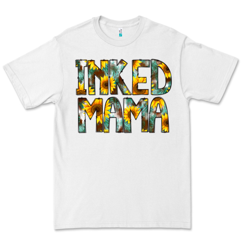 Inked Mama Flowers Premium Tee by CowCowDesign | Teevron