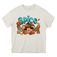 Cream thanksgiving spice mom pilgrim cow Heavy Core Tee - Jasminsmagicworld
