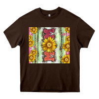 Chocolate Brown Mom leopard Heavy Core Tee - CowGirlArtShop