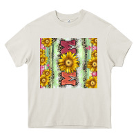 Cream Mom leopard Heavy Core Tee - CowGirlArtShop