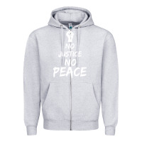 Heather Grey resist liberal Zipper Hoodie - DesigneFamous