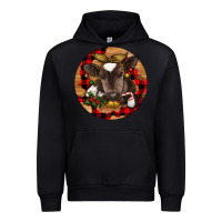 Christmas Baby Cow Urban Hoodie | Teevron