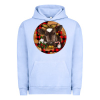 Pigment Grape Ice Christmas Baby Cow Urban Hoodie - RanaPortraitStore