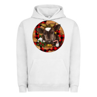 Pigment Lunar Rock Christmas Baby Cow Urban Hoodie - RanaPortraitStore