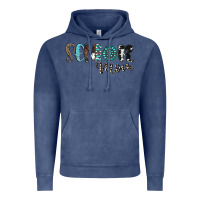 Vintage Denim senior mom Vintage Hoodie - CowhideDigitalArt