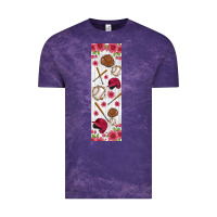 Cloud Purple baseball pen wraps Vintage Tee - BundleAndBundleShop