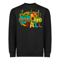 Black hello fall Heavyweight Sweatshirt - JahusDesignShop