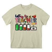 Battery Life Of A Teacher Heavy Core Tee | Teevron
