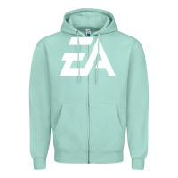 Seafoam #electronicArts EA  white Zipper Hoodie - DesigneFamous