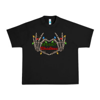 Black spooky christmas skeleton hands Urban Heavy Tee - FaDigitalArtStudio