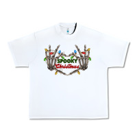 White spooky christmas skeleton hands Urban Heavy Tee - FaDigitalArtStudio