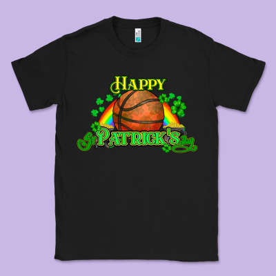 St. Patrick's Day Basketball Classic Tee Designed By Howdyjamesfarm