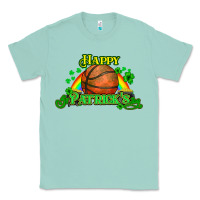 Seafoam St. Patrick's Day Basketball Classic Tee - HowdyJamesFarm
