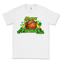 White St. Patrick's Day Basketball Classic Tee - HowdyJamesFarm