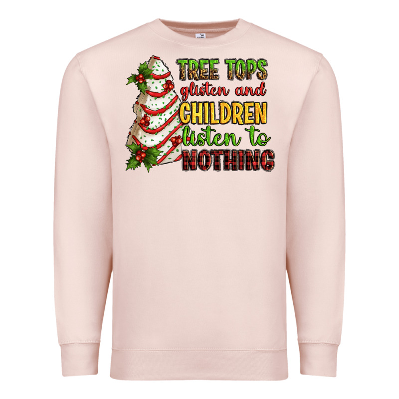 Tree Tops Glisten And Children Listen To Nothing Premium Sweatshirt by RanaPortraitStore | Teevron
