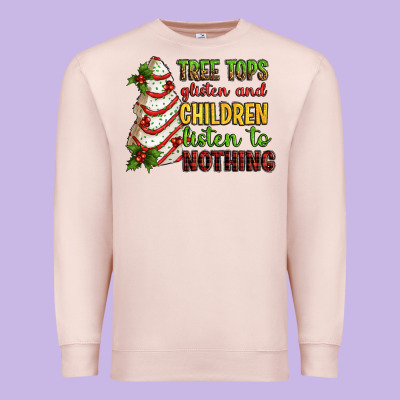Tree Tops Glisten And Children Listen To Nothing Premium Sweatshirt Designed By Ranaportraitstore