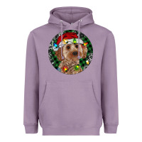 Lavender Cockapoo Christmas Heavyweight Hoodie - RanaPortraitStore