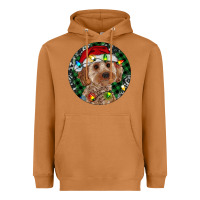Meerkat Cockapoo Christmas Heavyweight Hoodie - RanaPortraitStore