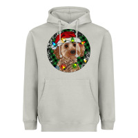 Moon Dust Cockapoo Christmas Heavyweight Hoodie - RanaPortraitStore