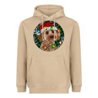 Mushroom Cockapoo Christmas Heavyweight Hoodie - RanaPortraitStore