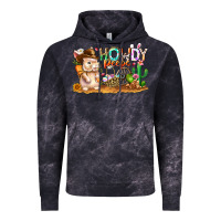 Cloud Black Easter Howdy Peeps Bunny Vintage Hoodie - CowhideDigitalArt