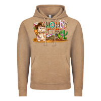 Vintage Coffee Easter Howdy Peeps Bunny Vintage Hoodie - CowhideDigitalArt
