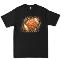 Black American Football Leopard Premium Tee - CowCowDesign