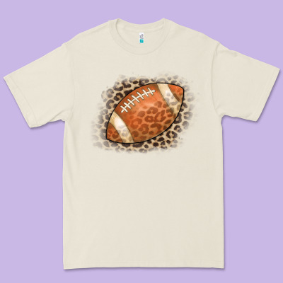 American Football Leopard Premium Tee Designed By Cowcowdesign