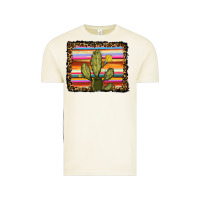 Vintage Arctic serape leopard cactus Vintage Tee - RanaPortraitStore