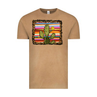 Vintage Camel serape leopard cactus Vintage Tee - RanaPortraitStore