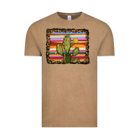 Vintage Coffee serape leopard cactus Vintage Tee - RanaPortraitStore