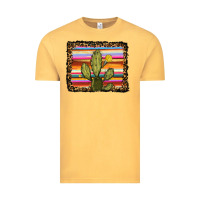 Vintage Mustard serape leopard cactus Vintage Tee - RanaPortraitStore