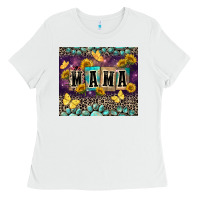 Mama With Sunflowers Ladies Tee | Teevron