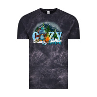 Cloud Black cozy season Vintage Tee - FaDigitalArtStudio