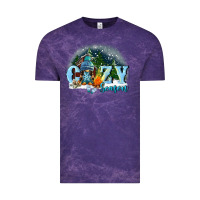 Cloud Purple cozy season Vintage Tee - FaDigitalArtStudio