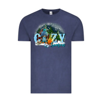 Vintage Denim cozy season Vintage Tee - FaDigitalArtStudio