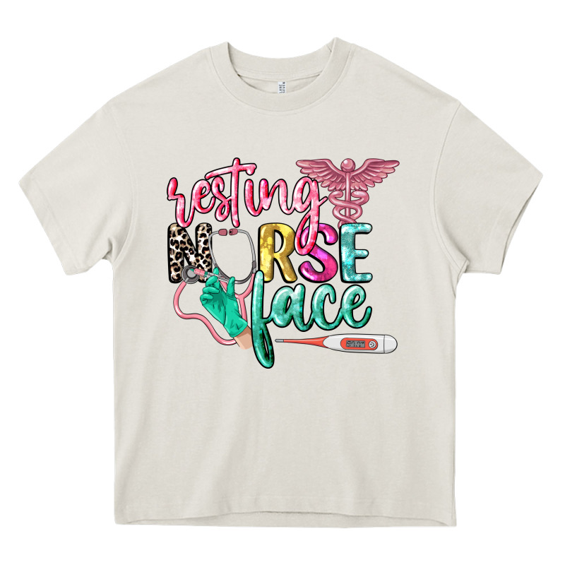 Resting Nurse Face Heavy Core Tee by CowGirlArtShop | Teevron