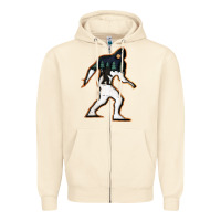 Sandshell bigfoot wood layered christmas Zipper Hoodie - DesigneFamous