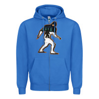 True Royal bigfoot wood layered christmas Zipper Hoodie - DesigneFamous
