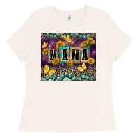 Bone Mama with sunflowers Ladies Tee - FaDigitalArtStudio
