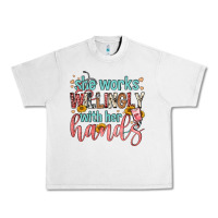 Lunar Rock she works willingly with her hands Urban Heavy Tee - FaDigitalArtStudio
