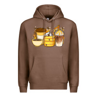 Chestnut Bee Honey Coffee Cups Premium Hoodie - Artiststas