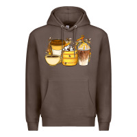 Coffee Bee Honey Coffee Cups Premium Hoodie - Artiststas