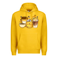 Lemon Bee Honey Coffee Cups Premium Hoodie - Artiststas