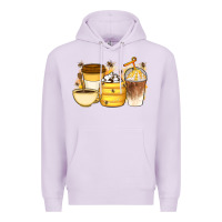 Lilac Bee Honey Coffee Cups Premium Hoodie - Artiststas