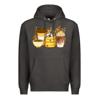 Smoke Bee Honey Coffee Cups Premium Hoodie - Artiststas