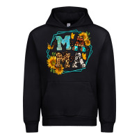 Black sunflowers hexagon frame mama Urban Hoodie - Jasminsmagicworld